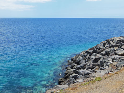 Atlantic Ocean as seen from La Gomera